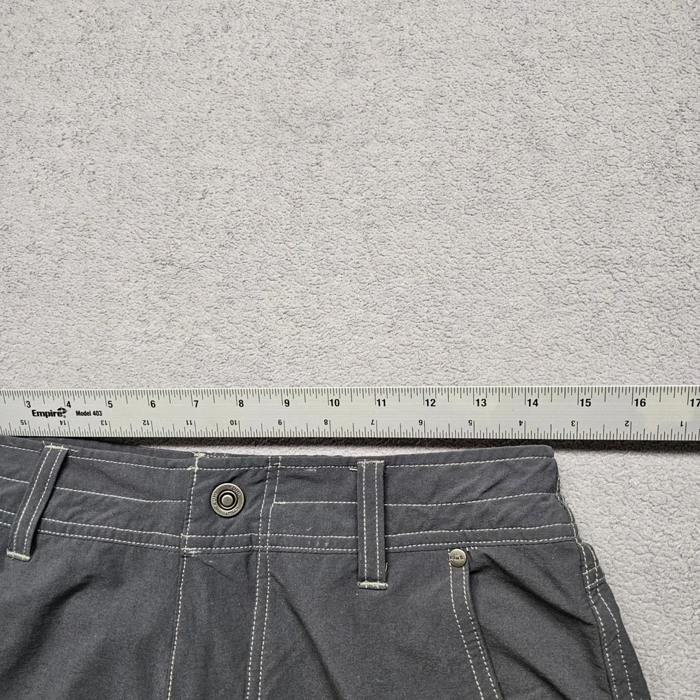 Kuhl Hiking Pants Mens 30x32 Gray Stretch Articulated Knee Utility Straight Leg